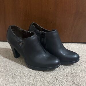 Rialto Black Heeled Ankle Boots